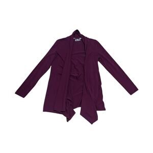 Athleta Agagra Wrap Cardigan Purple Yoga Womens X-Large Athleisure Loungewear
